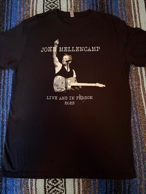 John Mellencamp 2023 Concert Tour Tee Shirt